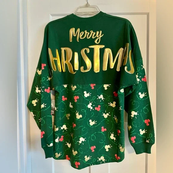 Disneyland Merry Christmas Spirit Jersey NWT - Picture 1 of 5